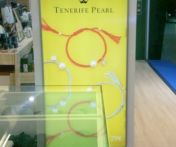 Cartel retroiluminado Tenerife Pearl