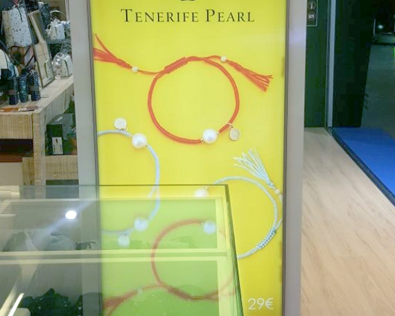 Cartel retroiluminado Tenerife Pearl