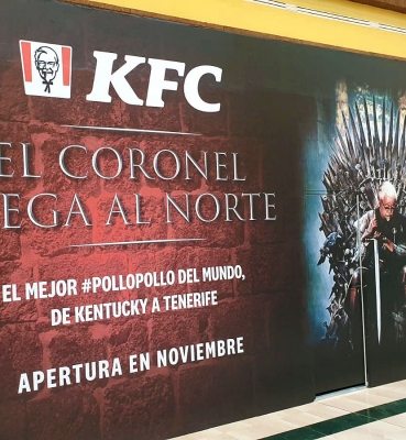 Mural «El Coronel llega al norte» para KFC