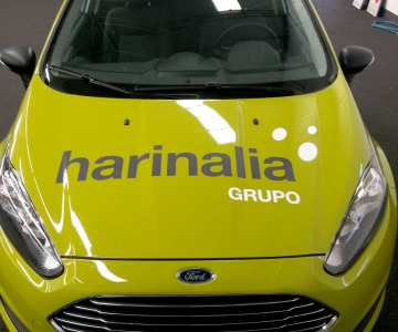 Rotulación coche Harinalia