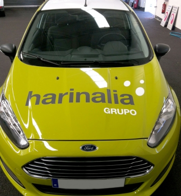 Rotulación coche Harinalia